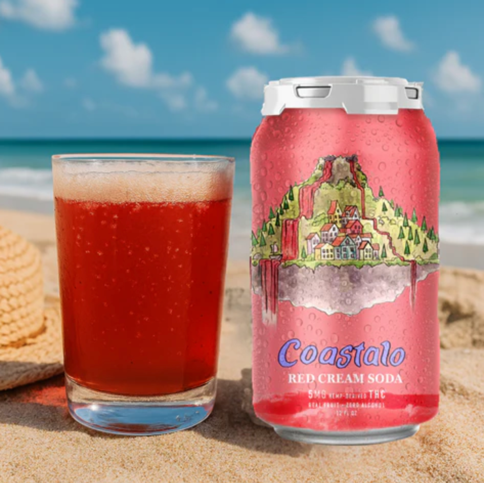 Coastalo THC Red Cream Soda 10mgTHC | LocoPops